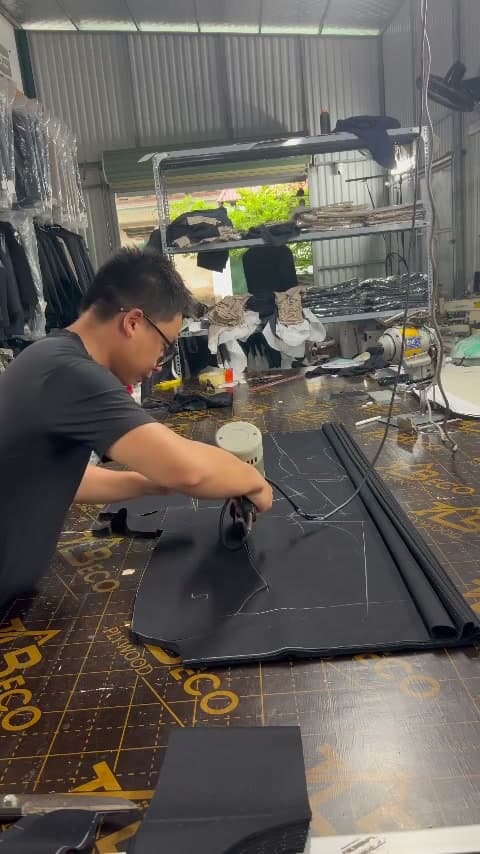 Một góc xưởng may
